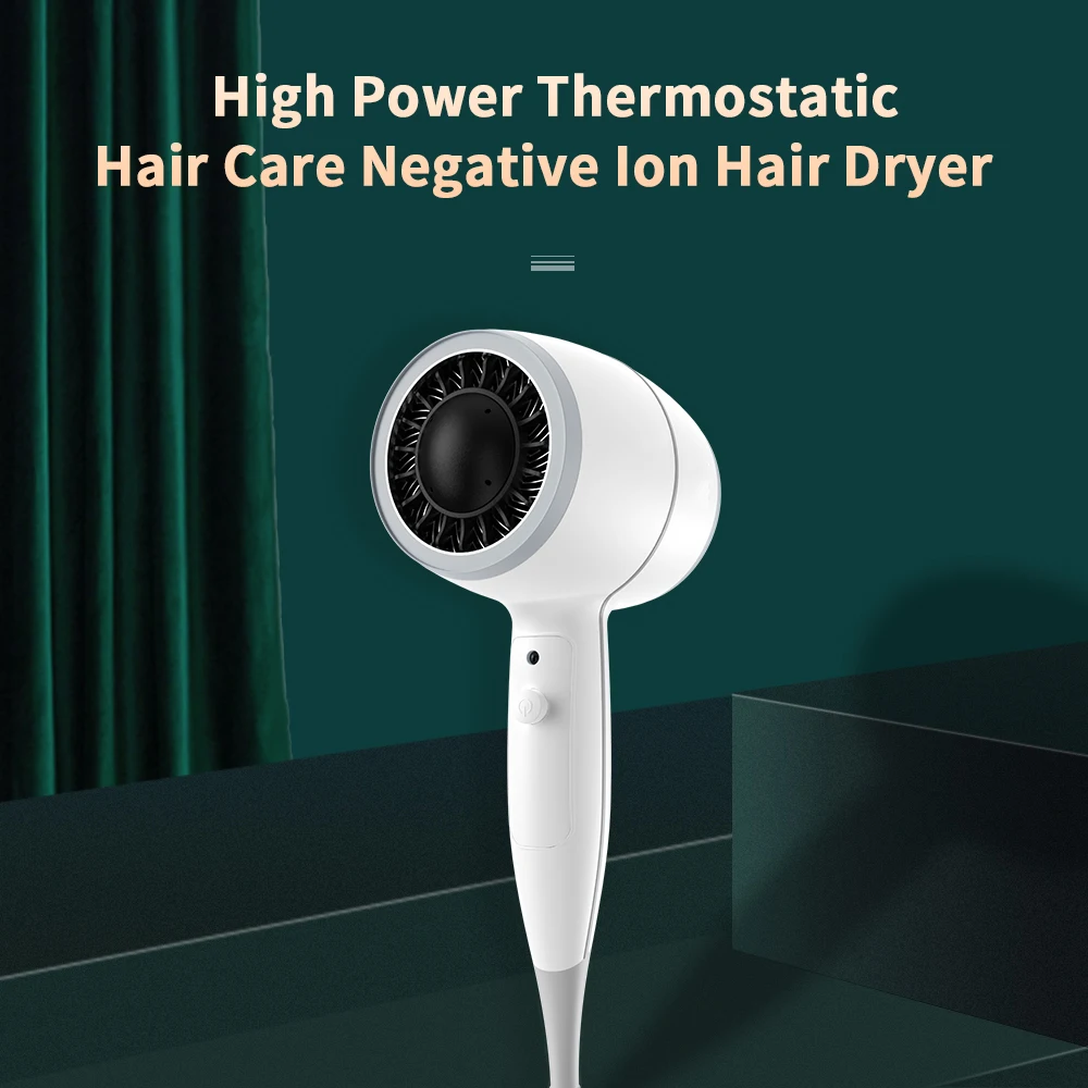 Anion Constant-Temperature Professional Salon Hair Dryer (220V-240V, 50/60Hz, 1600W/1800W) with Infrared Technology