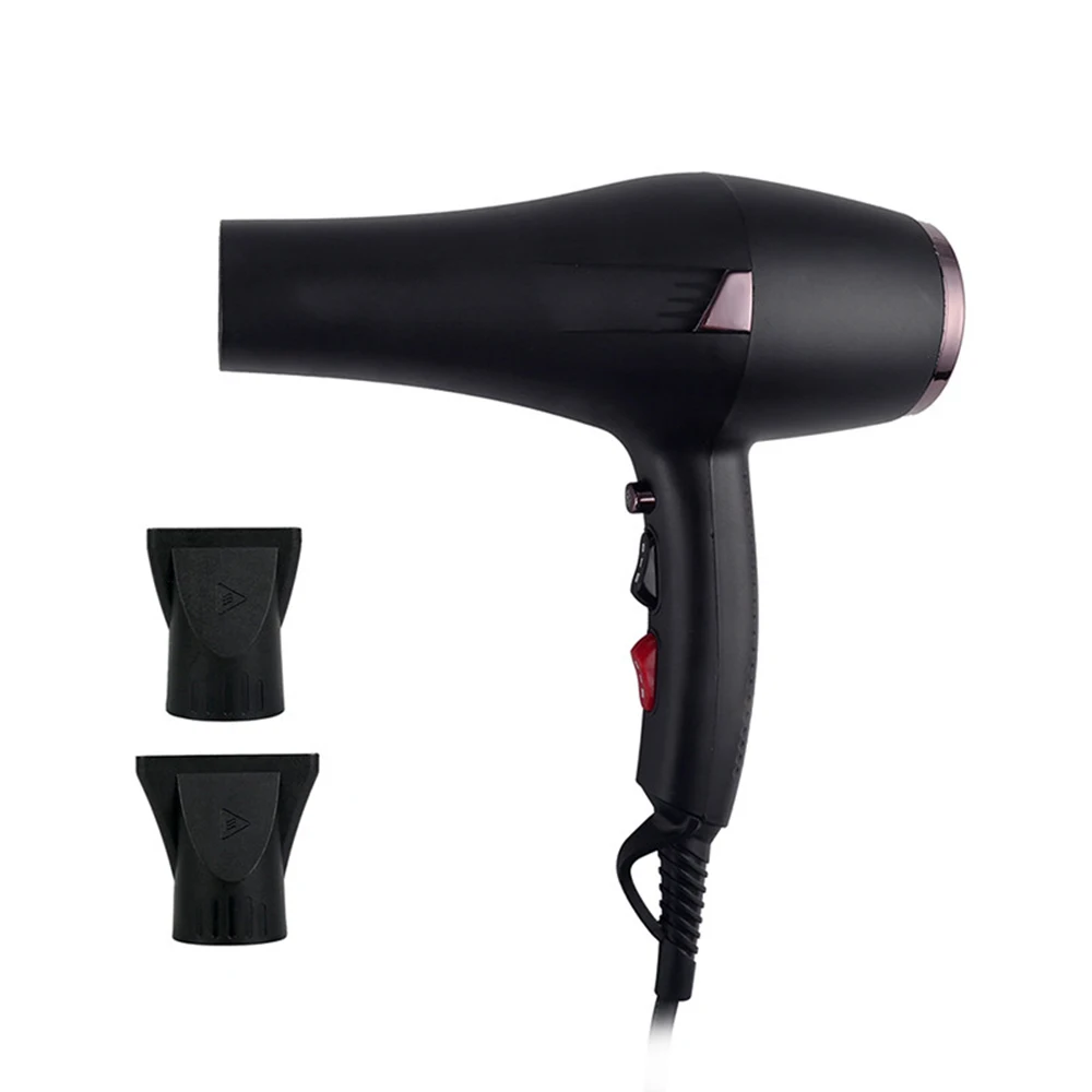 Professional Hair Dryer Hot And Cold Wind Blower Powerful Blowdryer Compact Multifunction 2 Speed 3 Heating Collect Nozzle