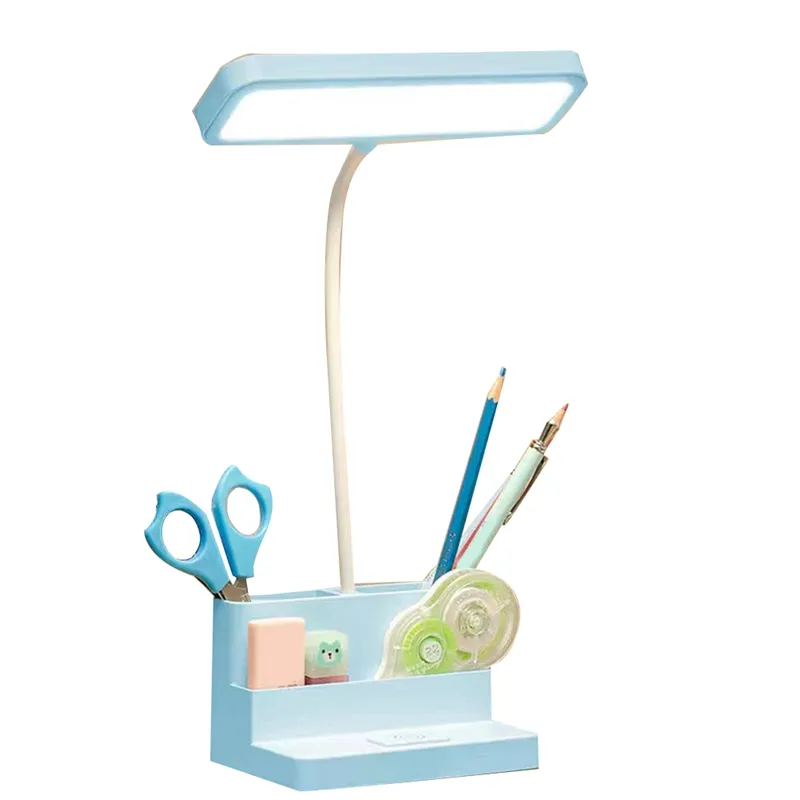 LED Lamp Multi-Functional Storage Eye Protection Stepless Dimming Desk Lamp