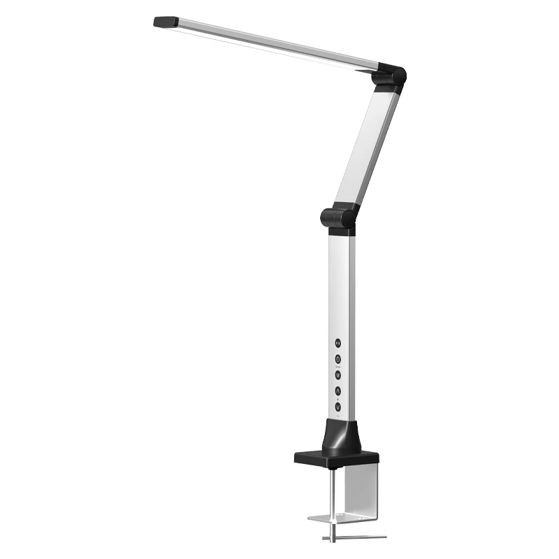 Long Arm Aluminum Remote Control Dimming Metal Clip Lamp Office Study Eye Protection Desk Lamp