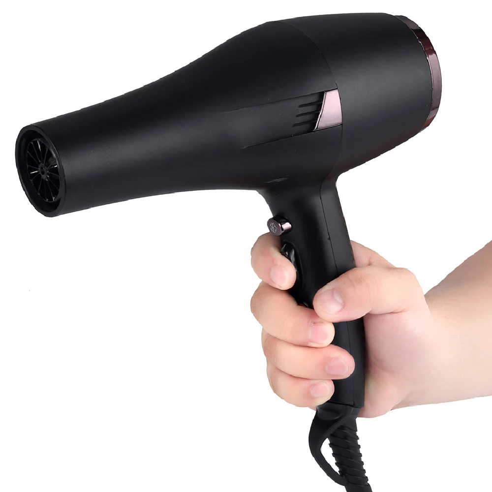 Electric Hair Dryer 2000W Strong Power Hot & Cold Wind Professional Blow Dryer With Nozzles For Salon Home Use