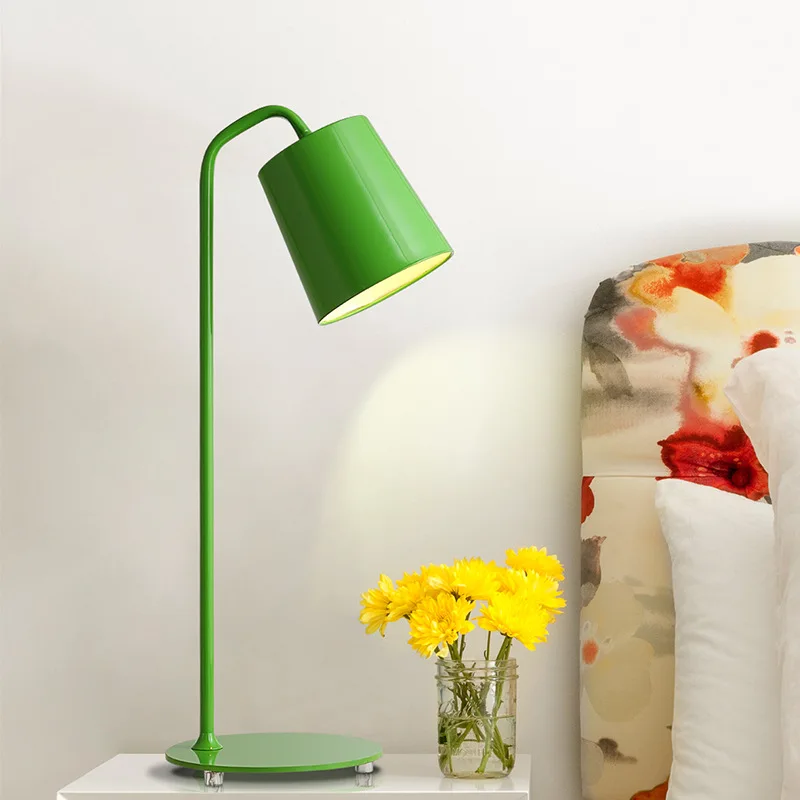Living Room Study Desk Lamp Bedroom Bedside Table Lamps Personality Office Mini Standing Light