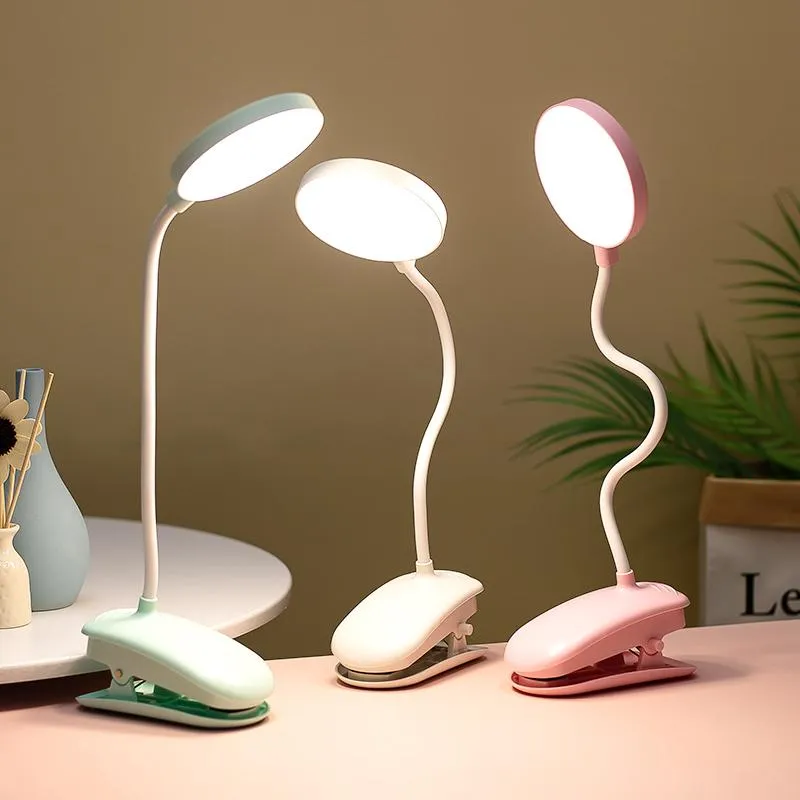 Multifunctional Led Desk Lamp With Flexible Gooseneck Touch Dimming Clip For Offices And Computer Desks