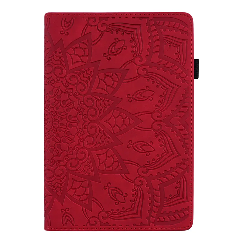 Suitable For Ipad 9.7inch Protective Case Embossed Leather Wallet Case Tablet With Magnetic Suction Function, Including Shock Absorption Technology