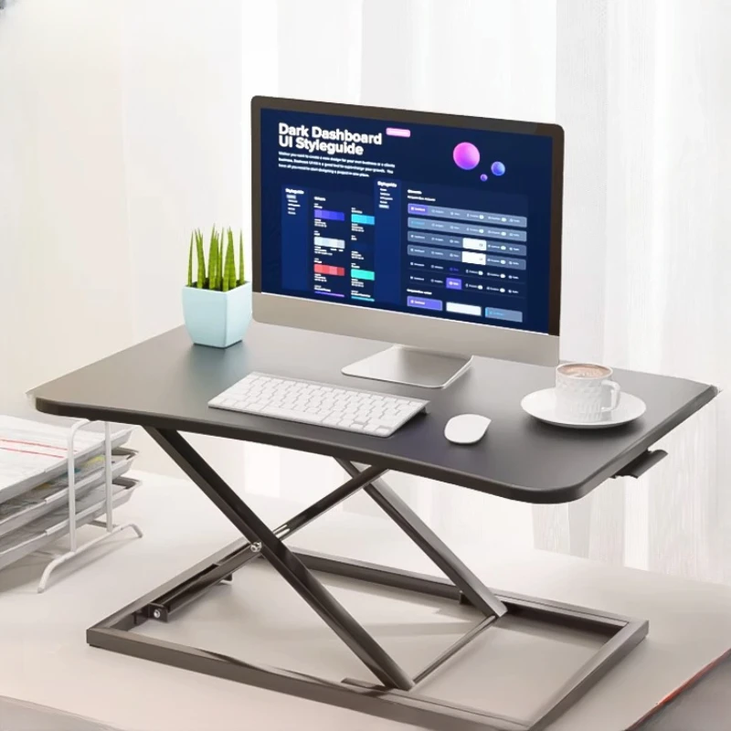 Standing Notebook Stand Desktop Folding Computer Desk Standing Desk Adjustable Desk Heightened Stand