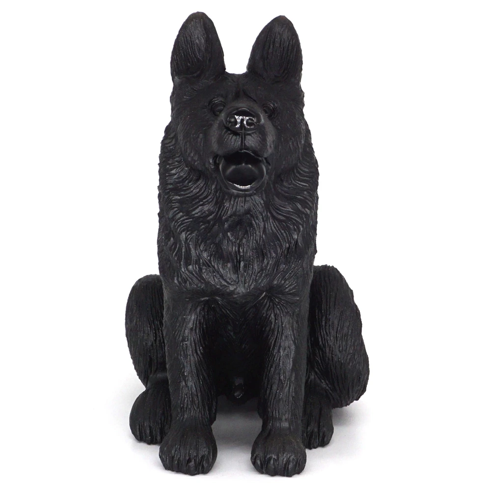 Shepherd Dog Statue Natural Obsidian Crystal ...