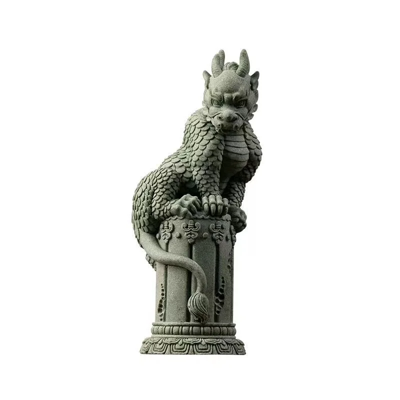 Mascot Pan Dragon Pillar Decorative Statue ...