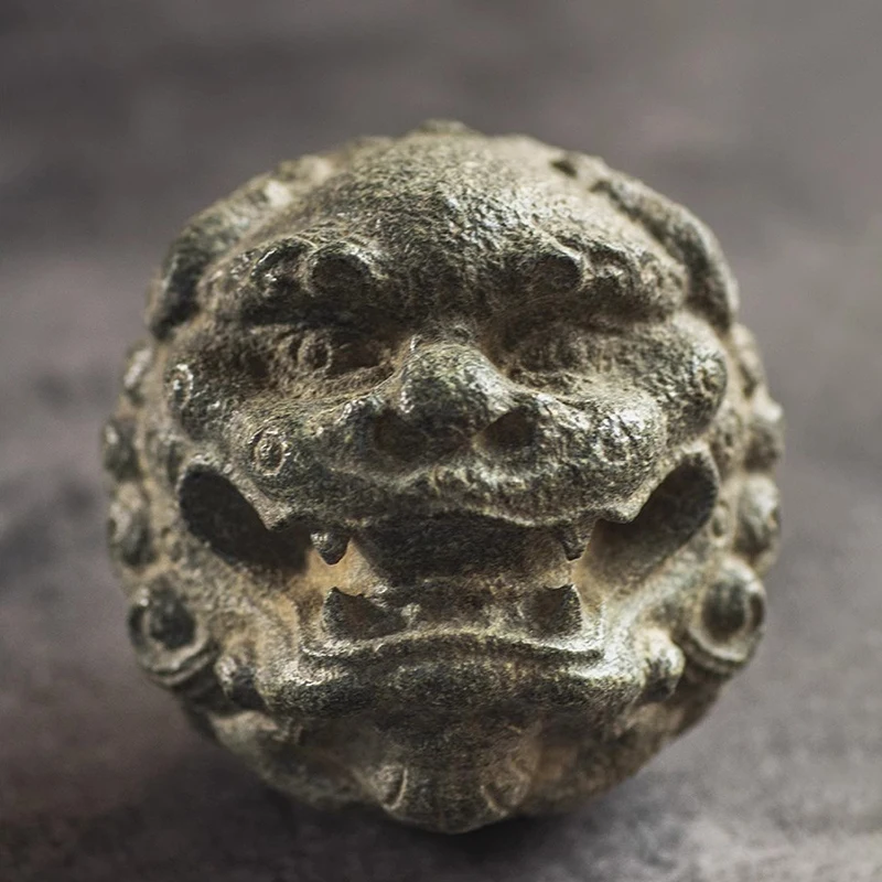 Lion Statue Animal Stone Figurine Mascot ...