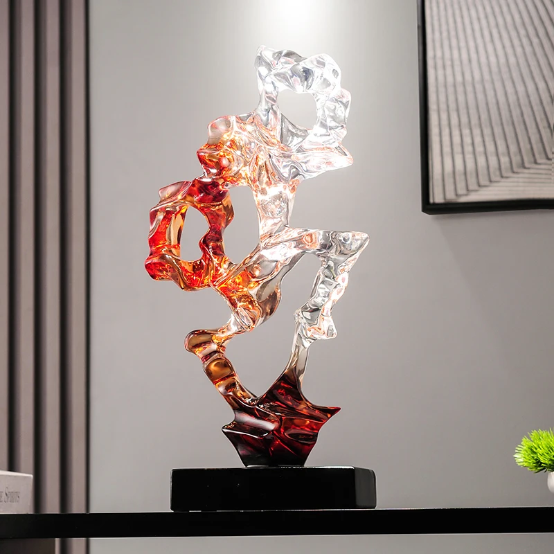 Creative Transparent Stone Statue, Home Decoration...