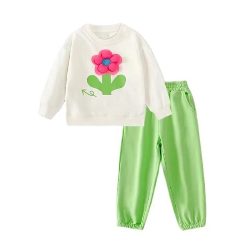 Baby Girl Clothes Set Children Sports Three-Dimens...