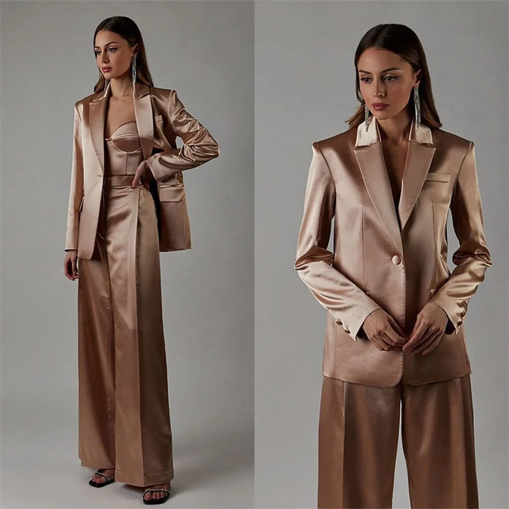 3 Piece Suit Women Blazer + Bra + Pants Women Office Dress Formal Work Party Prom Dress Pants Suit Custom Size