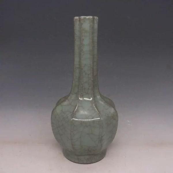 Vintage Antique Porcelain Vase Celadon ...