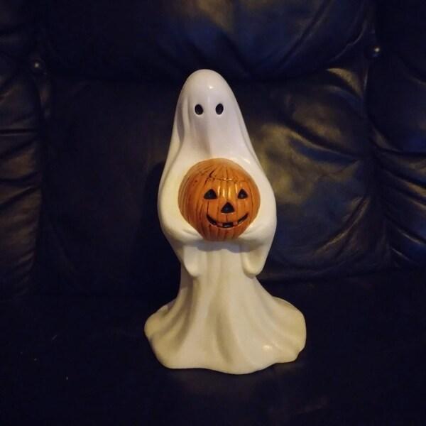 Handmade Ceramic Ghost And Pumpkin Mini Exquisite Home Decoration Art Ceramic Crafts