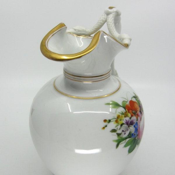 Antique Hand Painted Porcelain Kettle ...