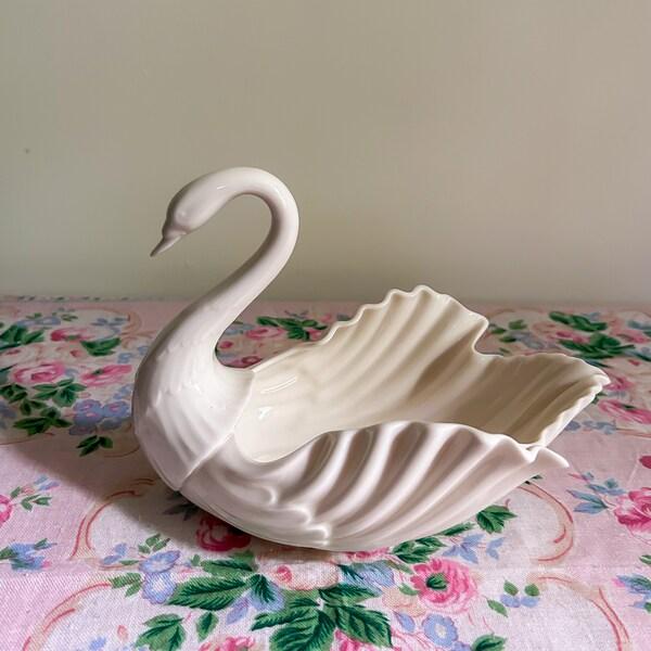 Large Vintage Lenox Swan Dish