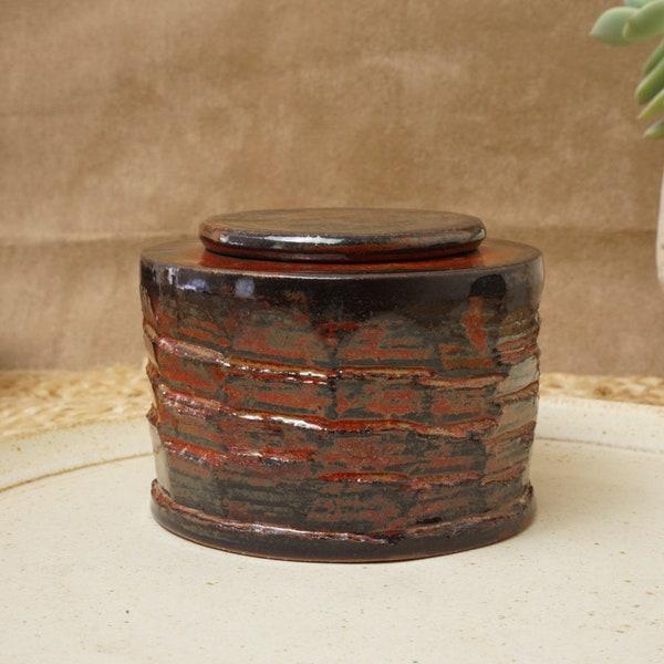 Storage Jar, Cremation Urn, Handmade Studio Potter...