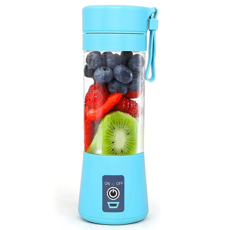 Portable Personal Mini Smoothie Blender Small Kitchen Juicer Cup With USB Rechargeable Single Fruit Milkshake