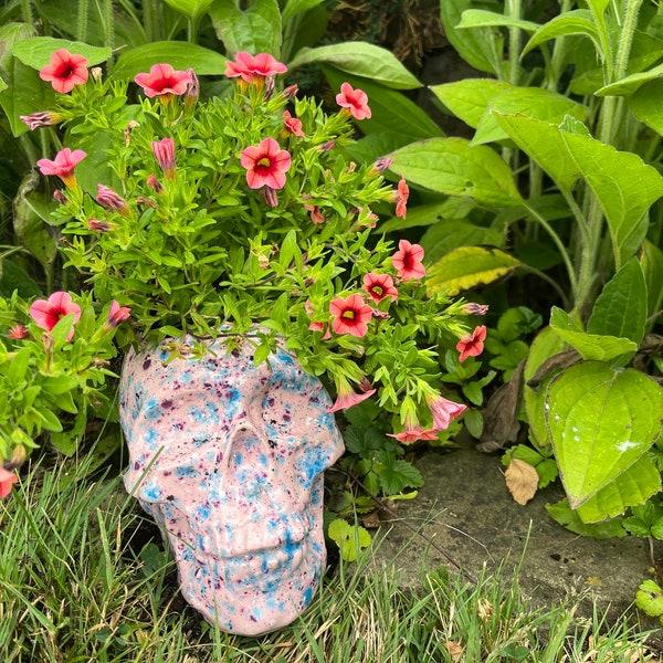 Skull Planter Flower Pots,Halloween Flower Pots,Skull Flower Pots