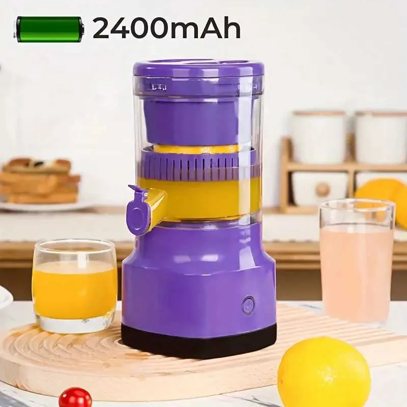 Juicers Summer Multifunctional Portable Electric Juicer Orange Juice Watermelon Smoothie Making Machine USB Rechargeable Kitchen Tools