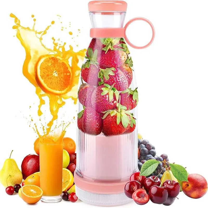 Juicers Rechargeable Mixers Fresh Fruit Juicers Usb Portable Juice Bottle Mini Fast Electric Blender Smoothie Ice r