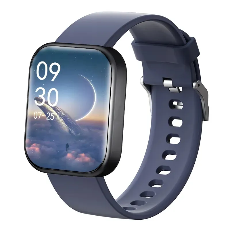 Smart Watch Sports Watch Answer Phone Wireless Charging English Smart Watch Series Multi-Color Strap