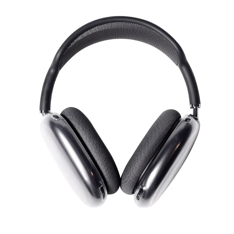 Suitable For Headband Headphones, Headphone Accessories, Transparent Tpu Solid Silicone Waterproof Protection Headphones