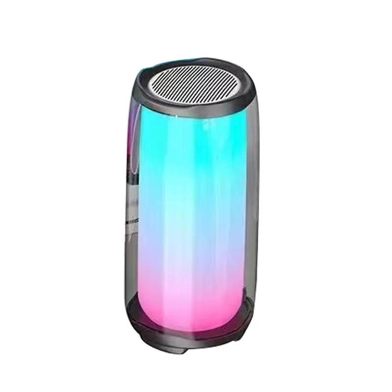 Bluetooth Speaker Portable Speaker Full Screen Ultra Bluetooth Waterproof Bass Speaker Heavy bass Color led lights Bluetooth audio Music Box