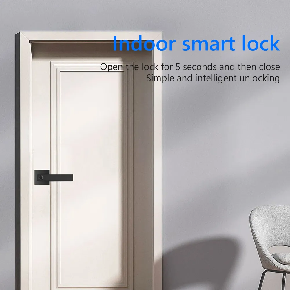 Semiconductor Biometric Fingerprint Electronic Smart Lock - Digital Door Lock with Key for Door Security