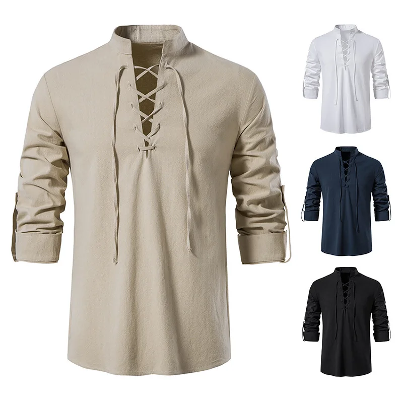 New Arrival Men's V-neck Lace ...