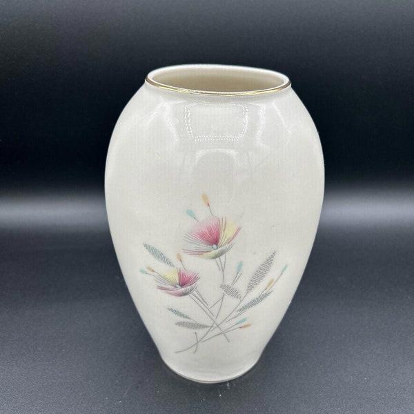 Vintage Bavaria Fine Porcelain Delicate Floral Pattern Vase