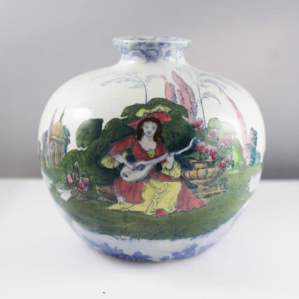 Beautiful Hand-Painted Ceramic Vase Landscape Hua