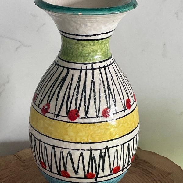 Hand Painted Pottery Vase