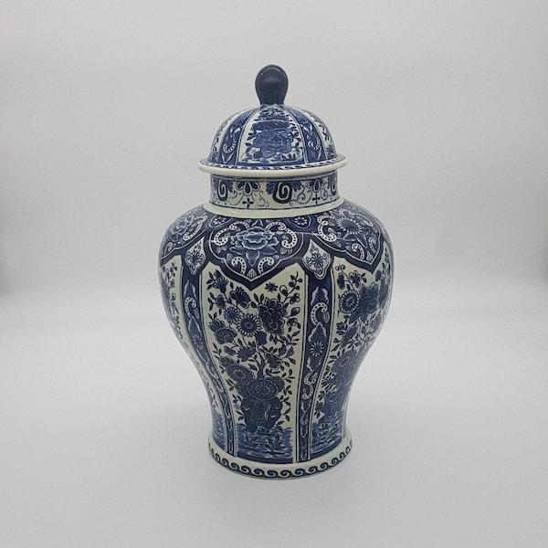 Blue And White Vase | Blue Vase With Lid | Porcelain Vase | Royal Sphinx Vase | Antique Decoration