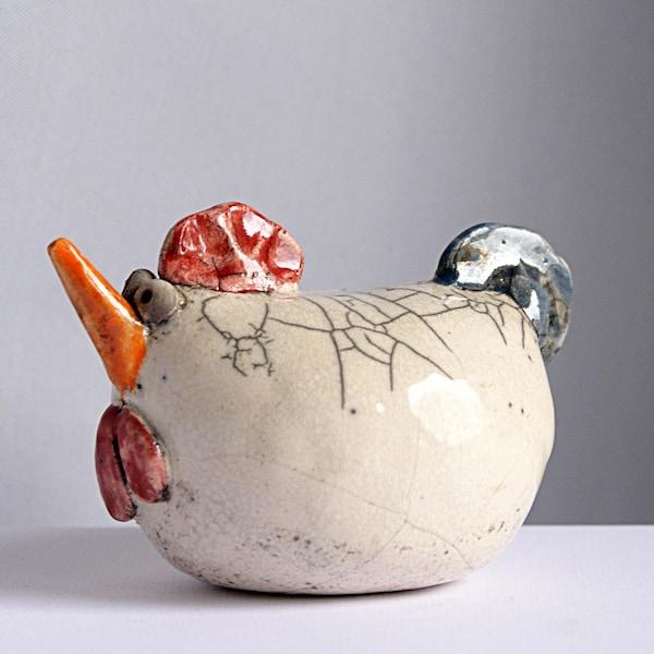 Medium Sized Handmade Ceramic Chicken