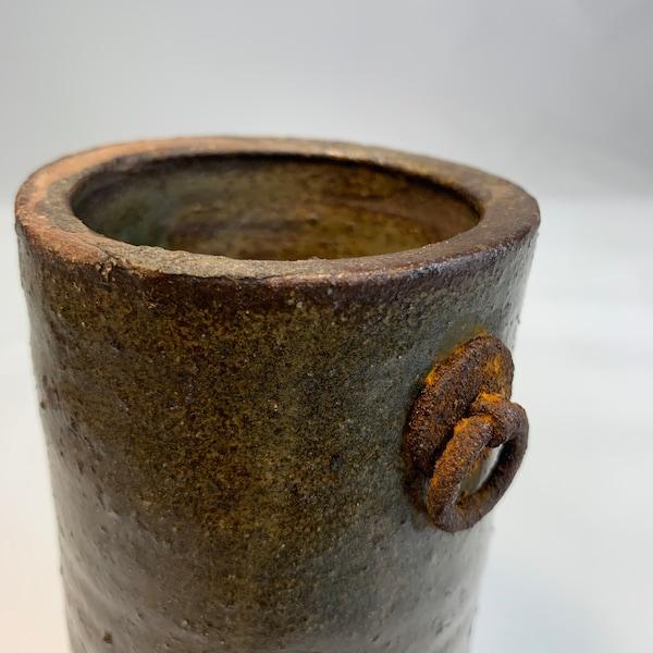 Bizen-Ware Wall Hanging Pottery Vase