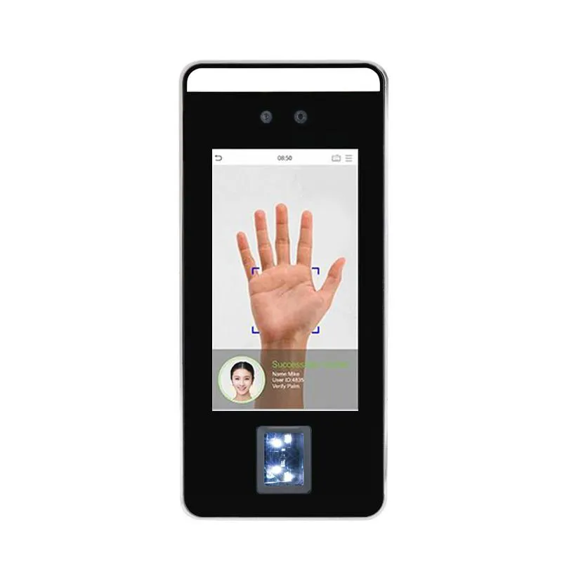 Facial Recognition System Palm Print Face Fingerprint Dynamic Screen Attendance Machine Access Control