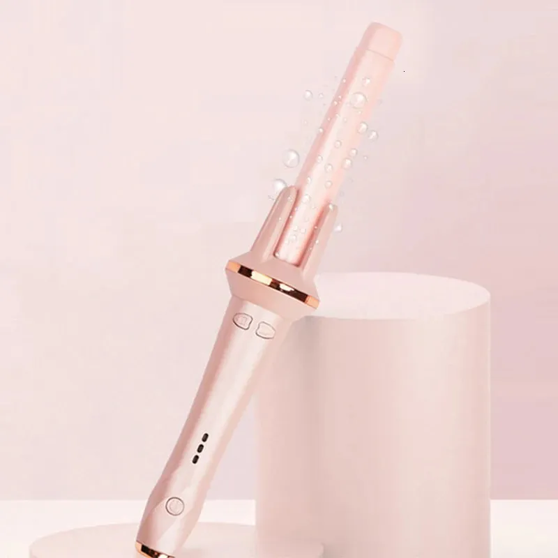 Ceramic Curling Wand with Professional 360° Wave Beach Curler, Automatic Rotating Curling Wand, & Automatic Curler