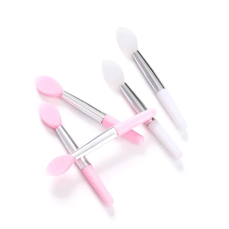 10pcs Silicone Lip Brush Set Small Makeup Brushes Lipstick Applicator Brushes For Lip Care Makeup