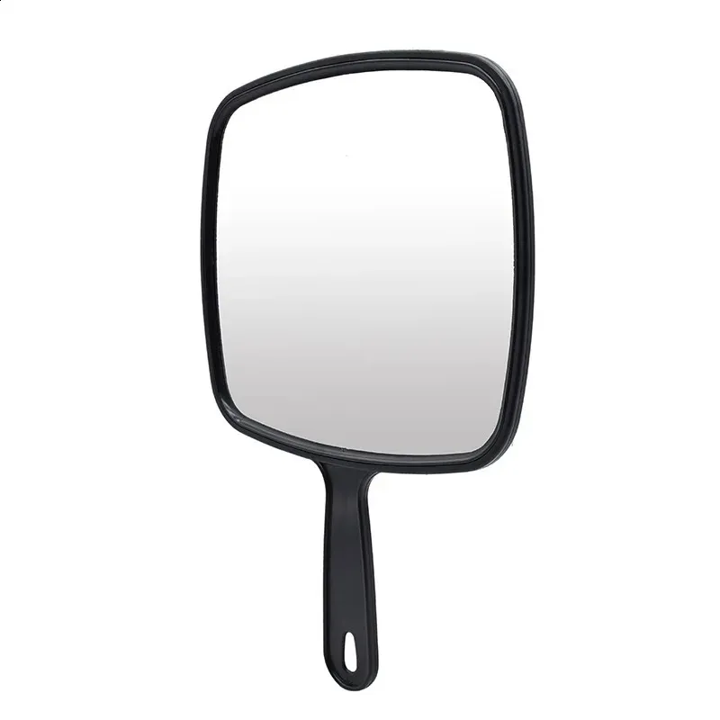 Compact Handheld Mirror Professional Handheld Salon Barbers Hairdressers Mirror With Handle Cosmetic Hand Mirror For Home Salon Makeup