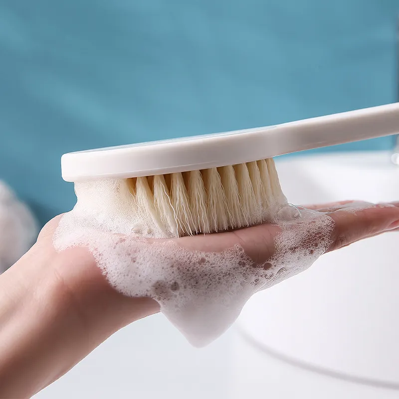 Soft Bristle Bath Brush with Seamless Design for B...