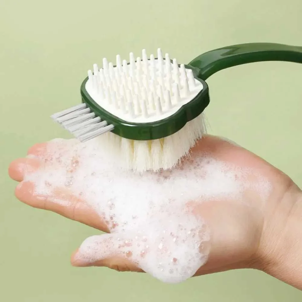 Multi-Functional 3-In-1 Bath Brush for Body Exfoli...