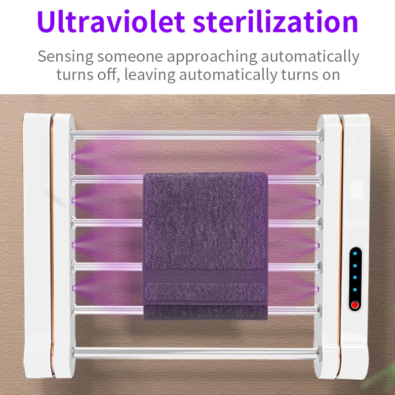 Bathroom Electric Towel Rack Smart Heated Towel Wa...