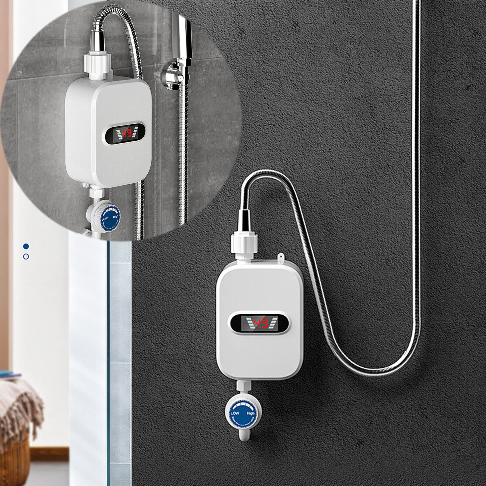 Instantaneous Electric Water Heater for Taps, prov...