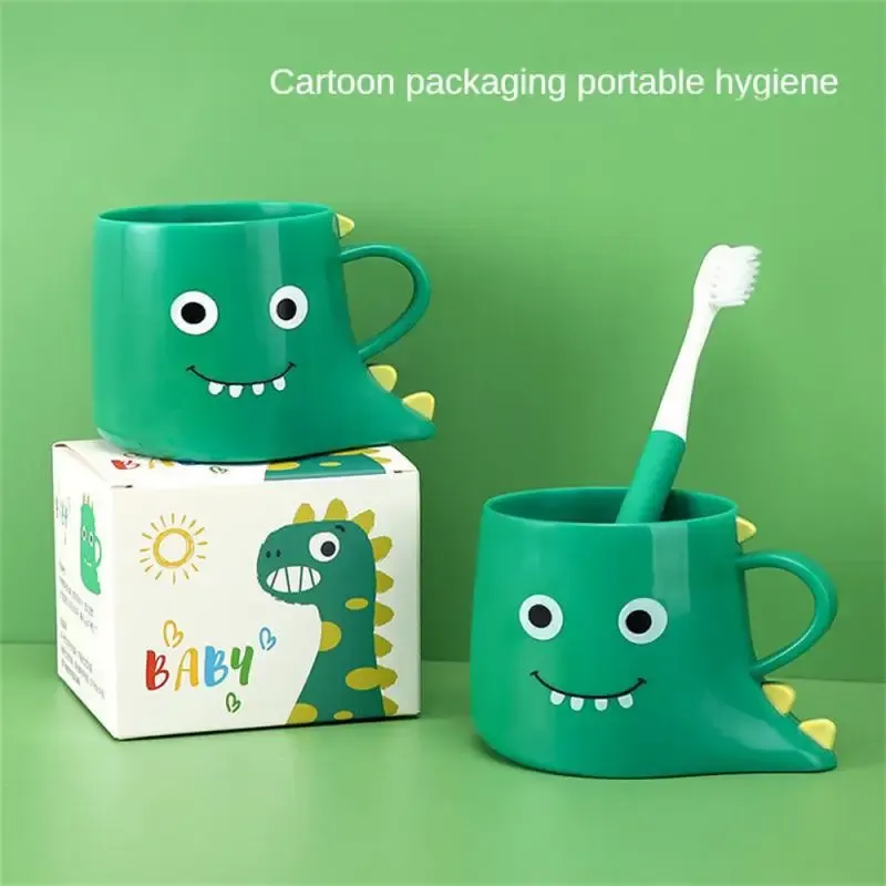 Durable Dinosaur-Themed Mouthwash Cup for Kids, Fe...