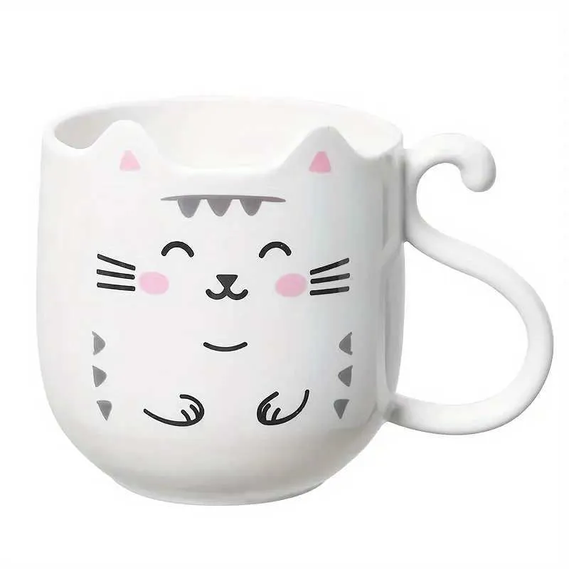 Cute Cartoon Cat Mug, a Creative Gift for Kids, Su...