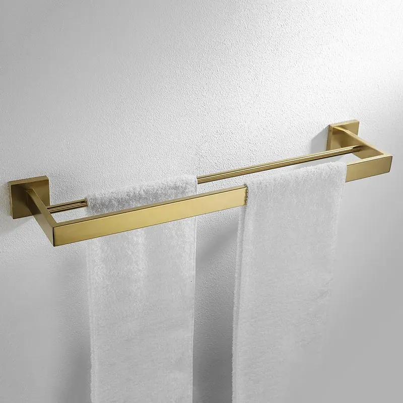 Gold Brushed Bathroom Accessories Set with Hardwar...