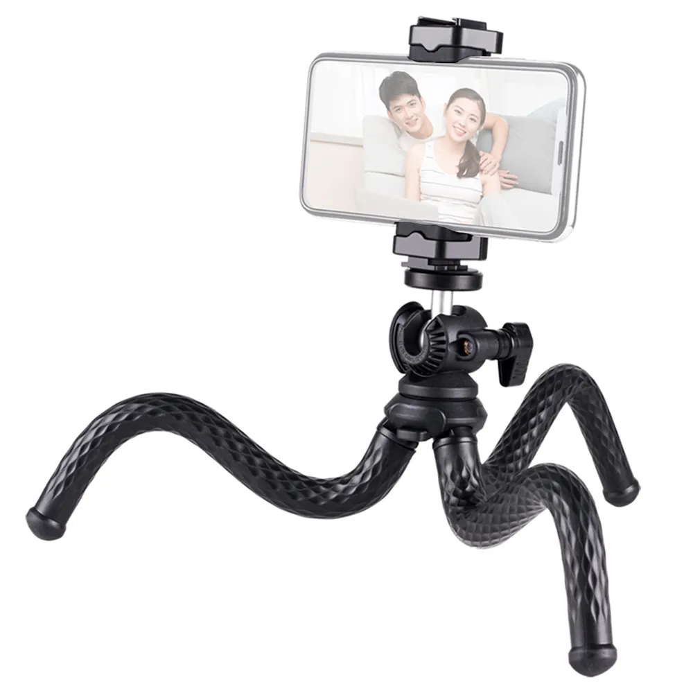 Tabletop Octopus Tripod Stand Phone Tripod Flexible Camera Tripod With Holder