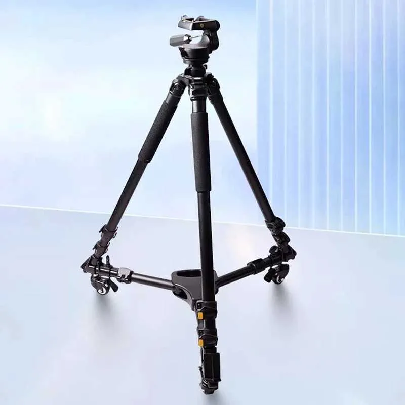 Tripods Professional Photo Aluminum 3-Wheel Univer...