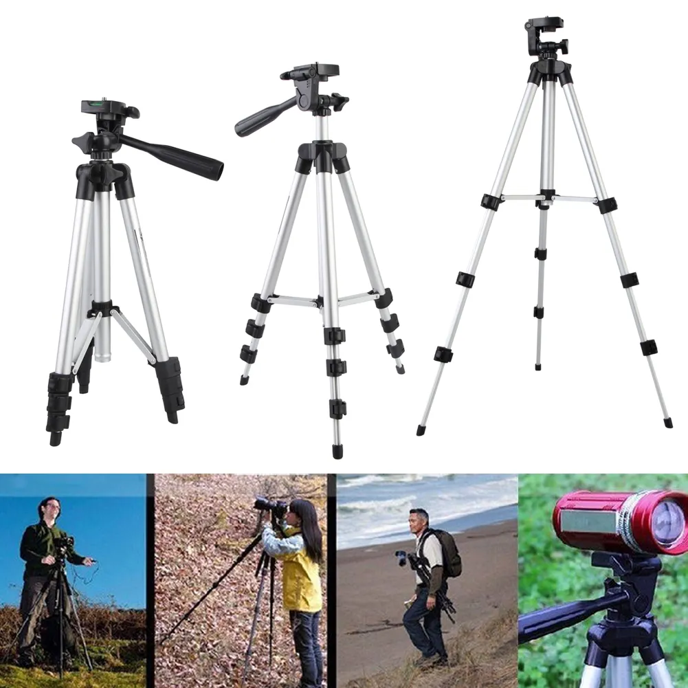 Universal Camera Mount Tripod Stand Lightweight Digital Camera Tripod Stand Heavy Duty Adjustable For Camera And Phone