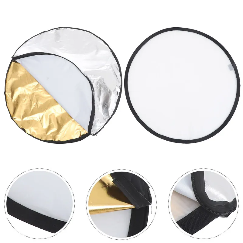 Photography Reflector Photography Light Camera Accessories Folding Polished Board Reflector